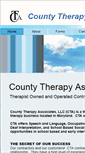 Mobile Screenshot of countytherapy.com