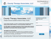 Tablet Screenshot of countytherapy.com